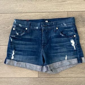 7 For All Mankind Denim Shorts